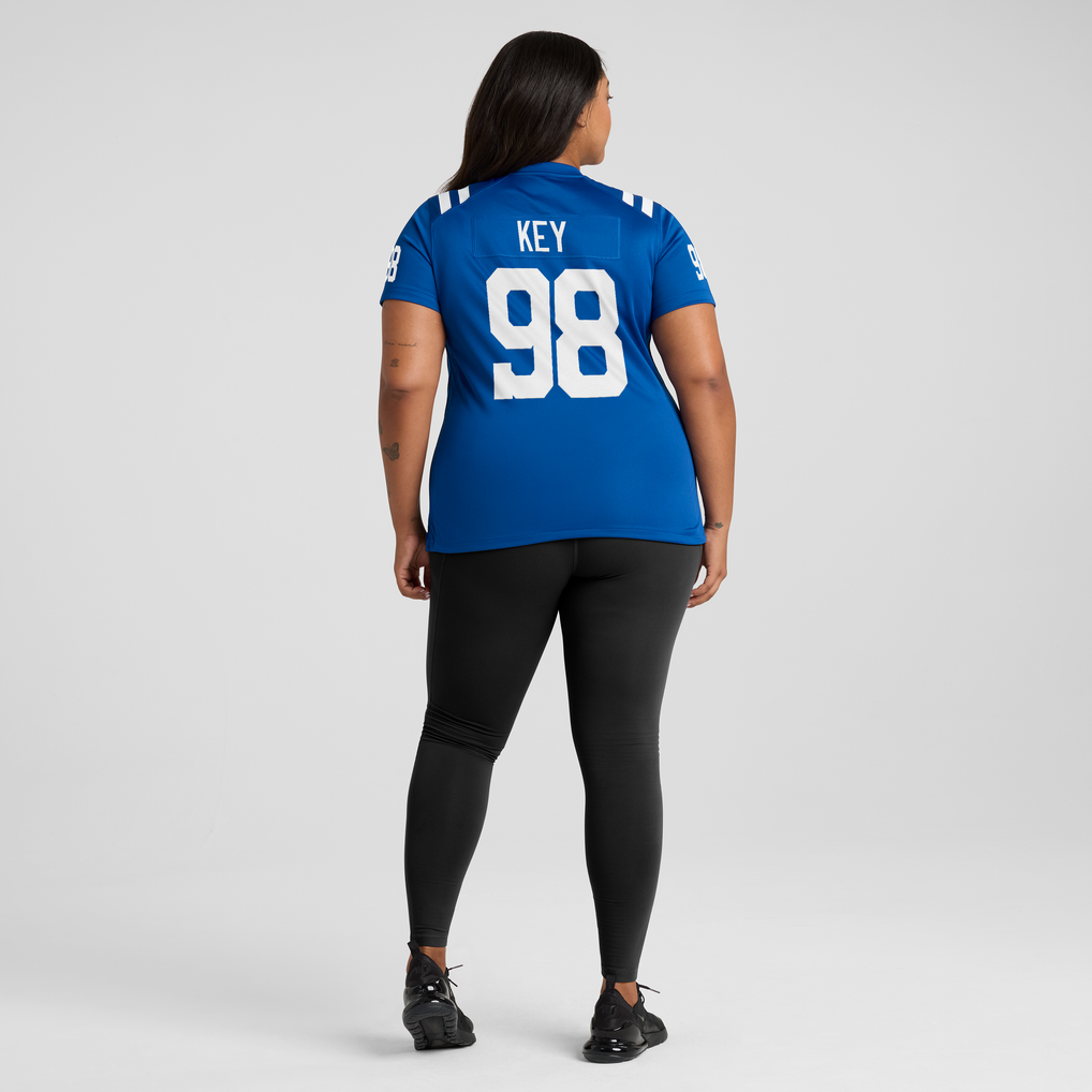 Women's Indianapolis Colts Arden Key Nike Royal Team Game Jersey - Image 6