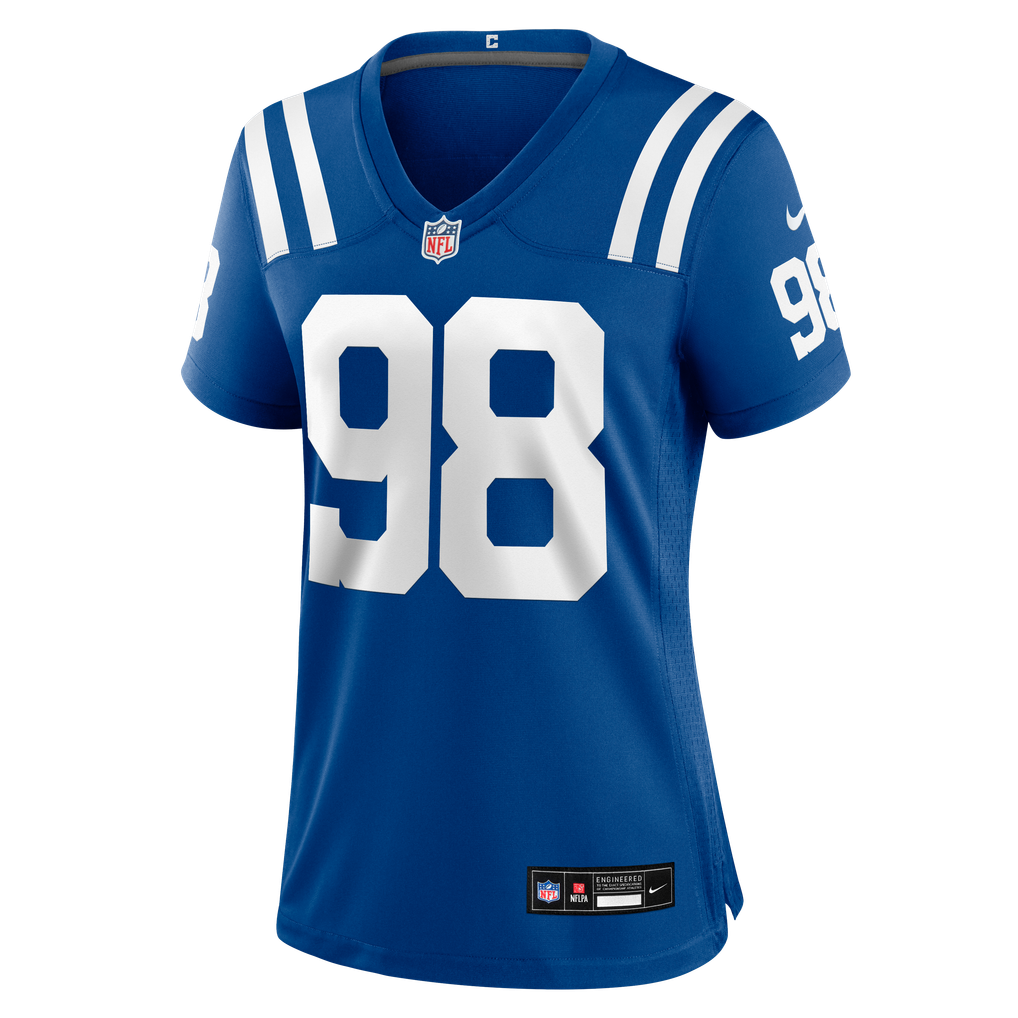 Women's Indianapolis Colts Arden Key Nike Royal Team Game Jersey - Image 7