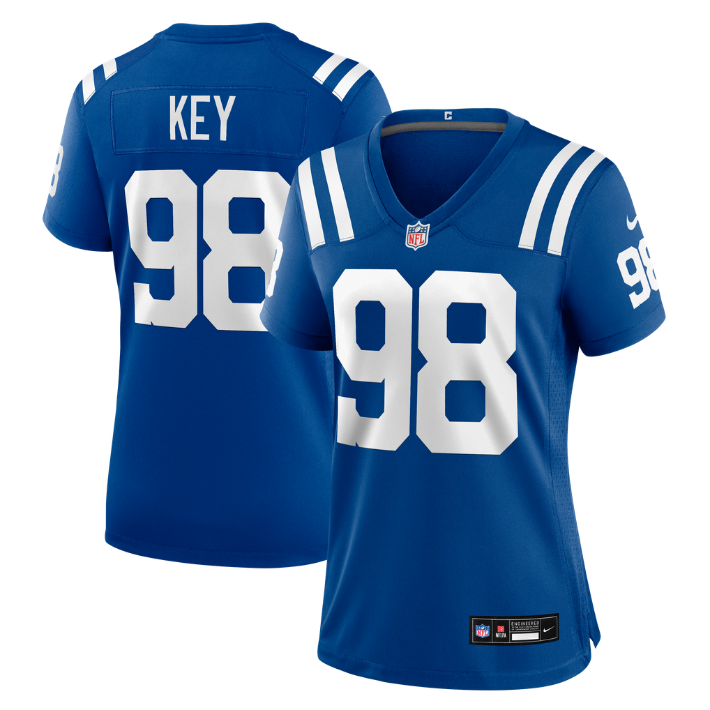 Women's Indianapolis Colts Arden Key Nike Royal Team Game Jersey - Image 1