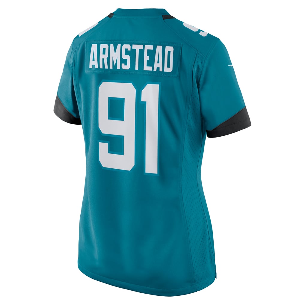 Women's Jacksonville Jaguars Arik Armstead Nike  Teal Team Game Jersey - Image 4