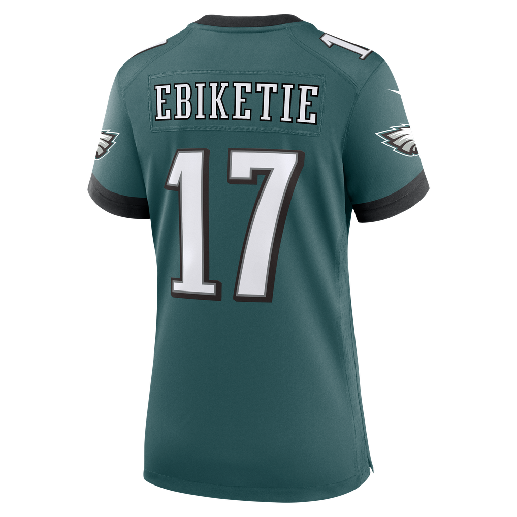 Women's Philadelphia Eagles Arnold Ebiketie Nike  Midnight Green Team Game Jersey - Image 4