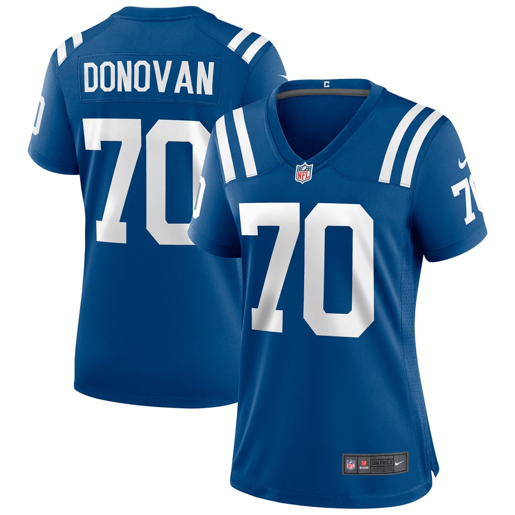 Women's Indianapolis Colts Art Donovan Nike Royal Game Retired Player Jersey - Image 2