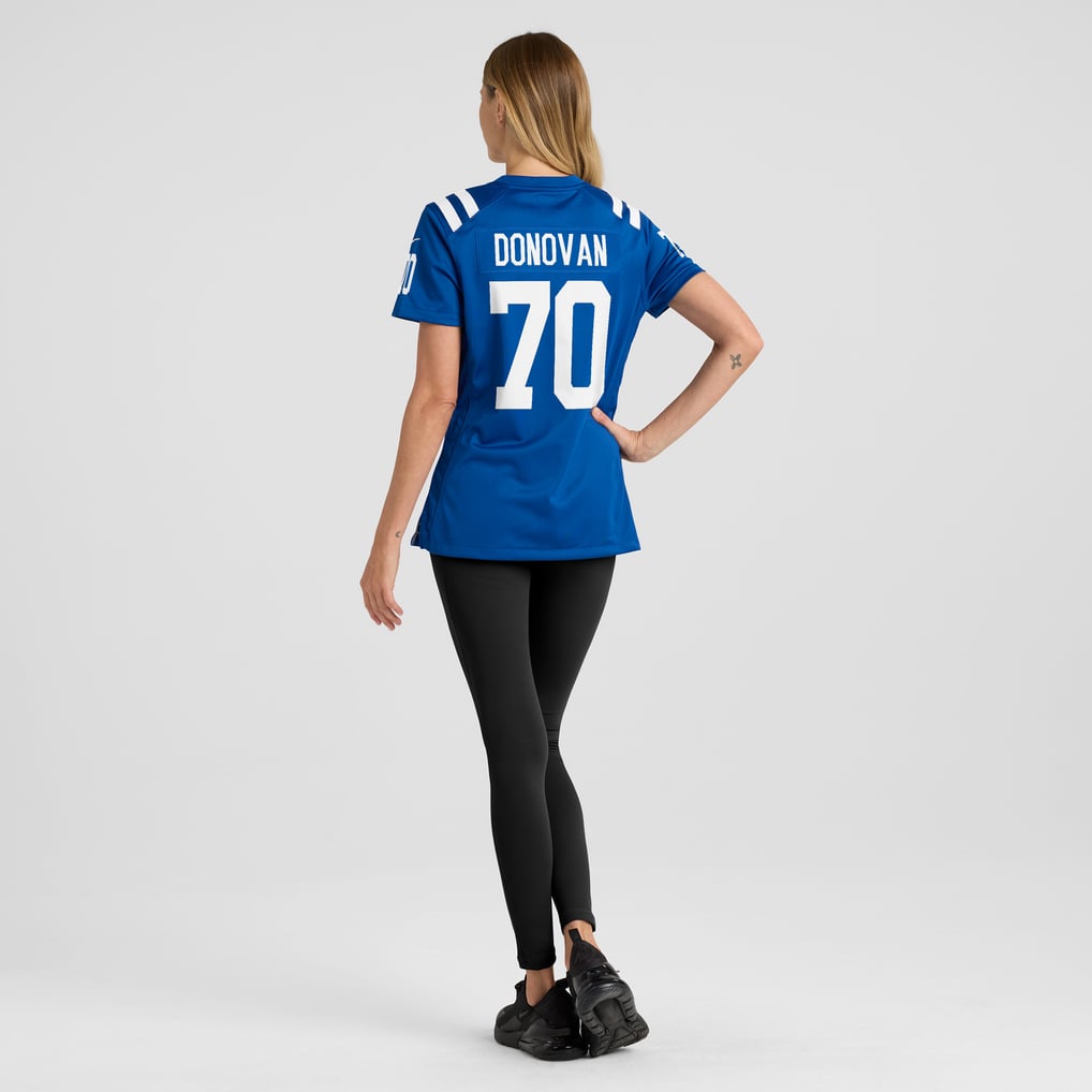 Women's Indianapolis Colts Art Donovan Nike Royal Game Retired Player Jersey - Image 6