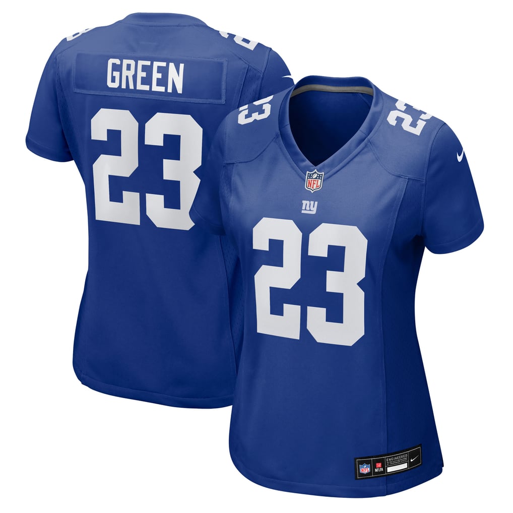 Women's New York Giants Art Green Nike  Royal Team Game Jersey - Image 2