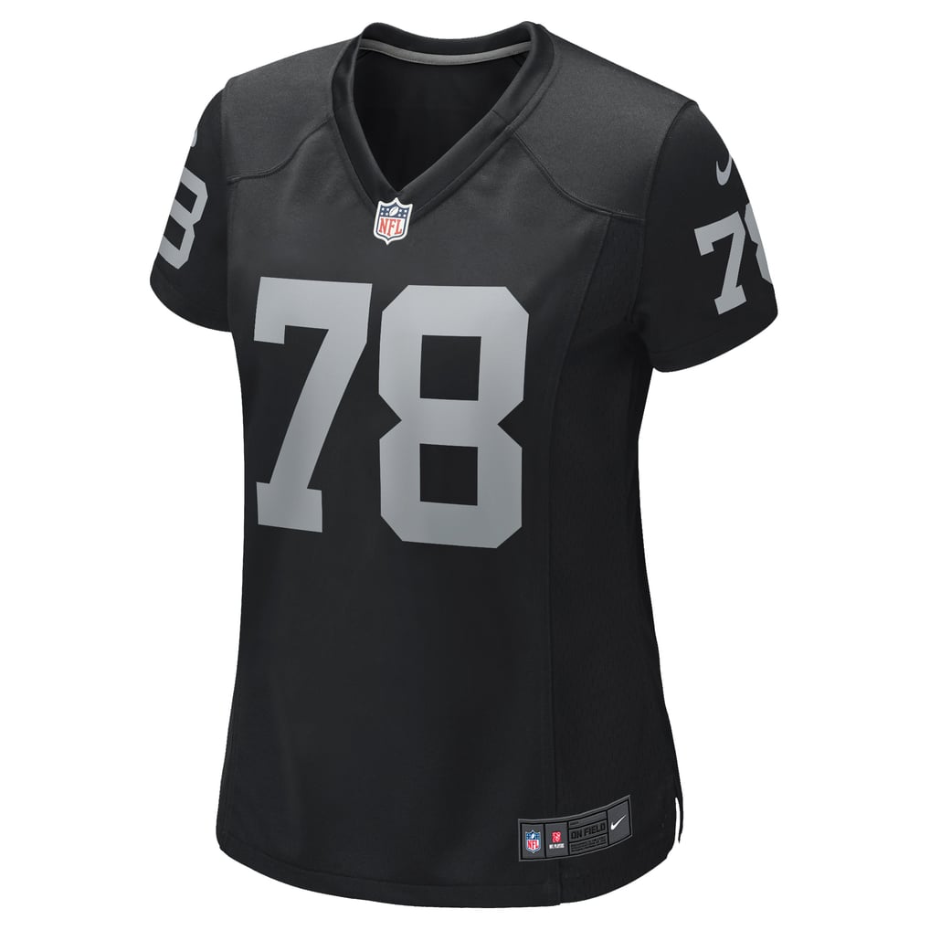 Women's Las Vegas Raiders Art Shell Nike Black Game Retired Player Jersey - Image 3