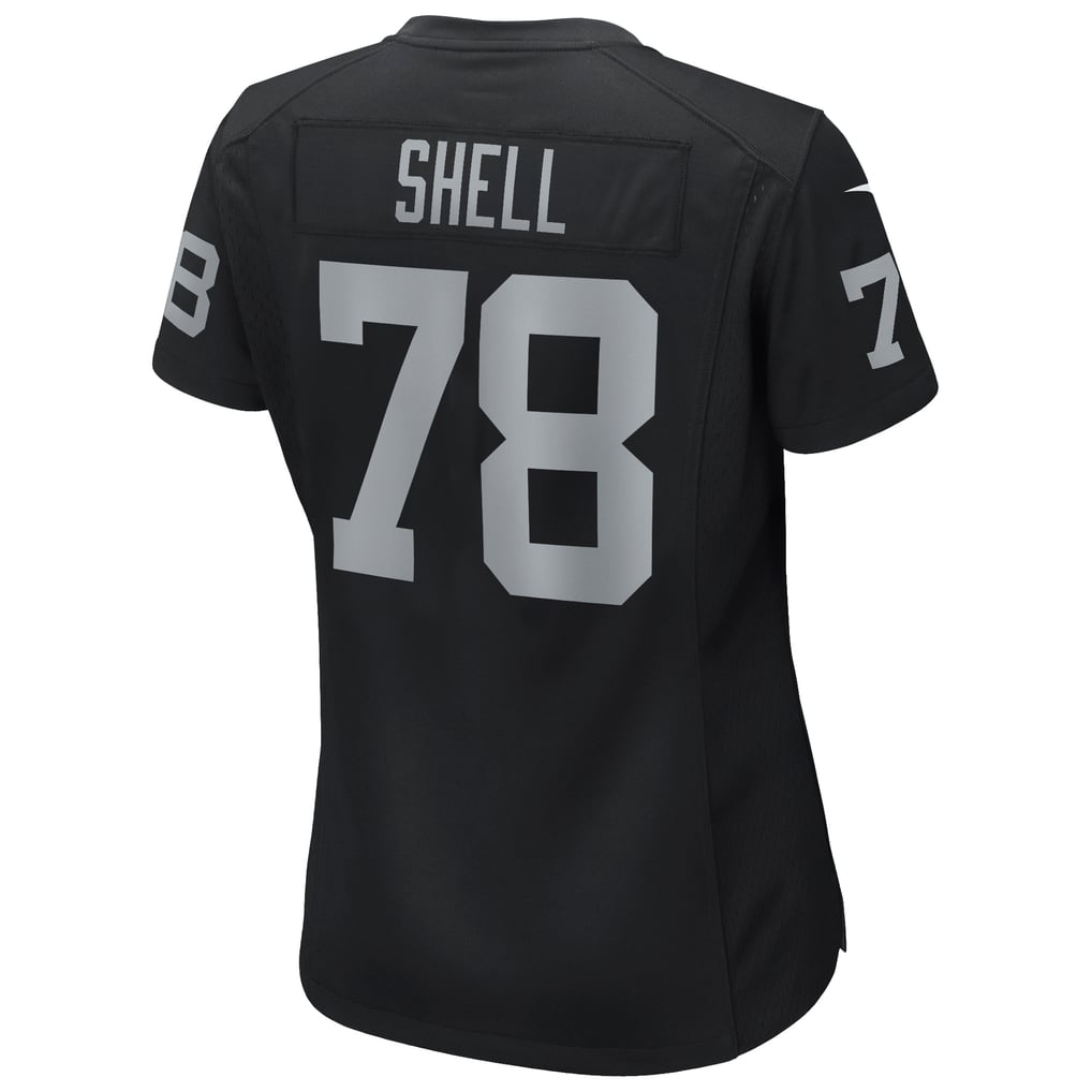 Women's Las Vegas Raiders Art Shell Nike Black Game Retired Player Jersey - Image 4