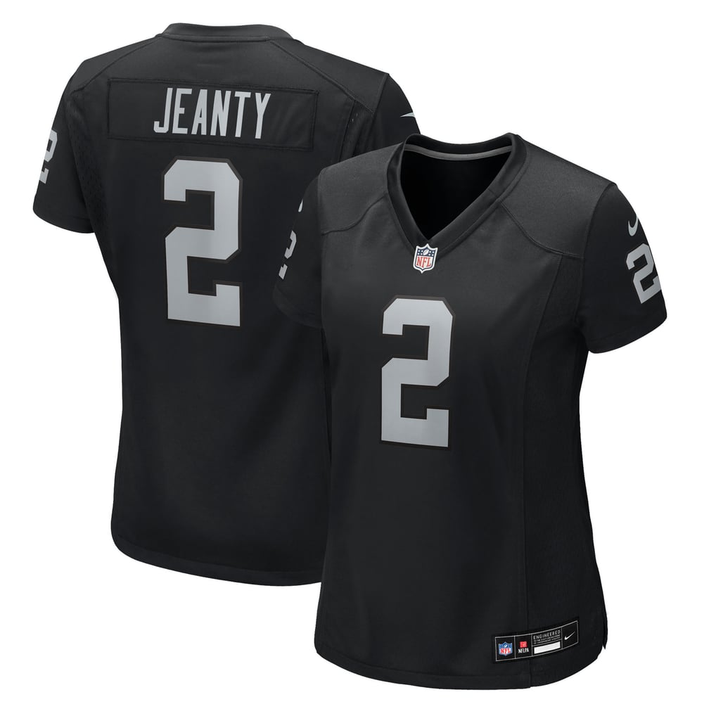 Women's Las Vegas Raiders Ashton Jeanty Nike Black Team Game Jersey - Image 1