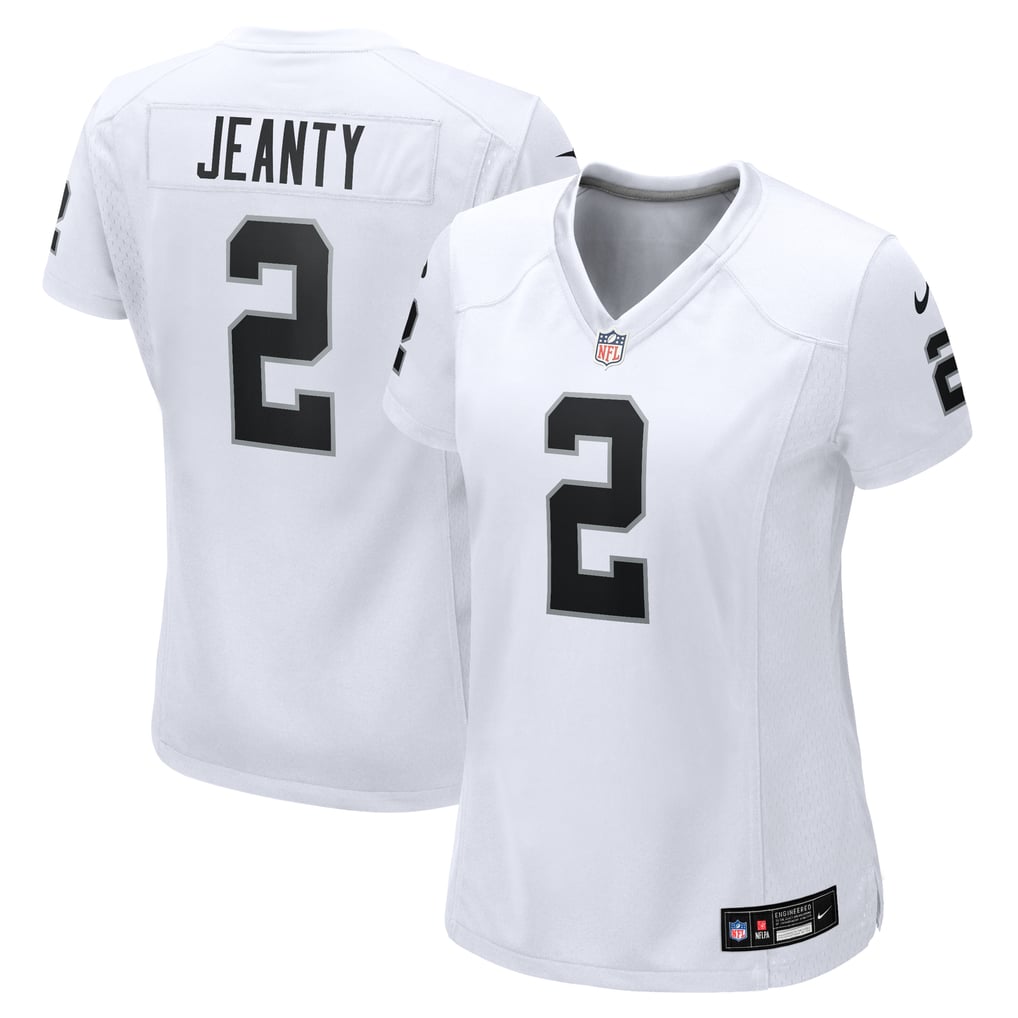 Women's Las Vegas Raiders Ashton Jeanty Nike  White  Game Jersey - Image 1