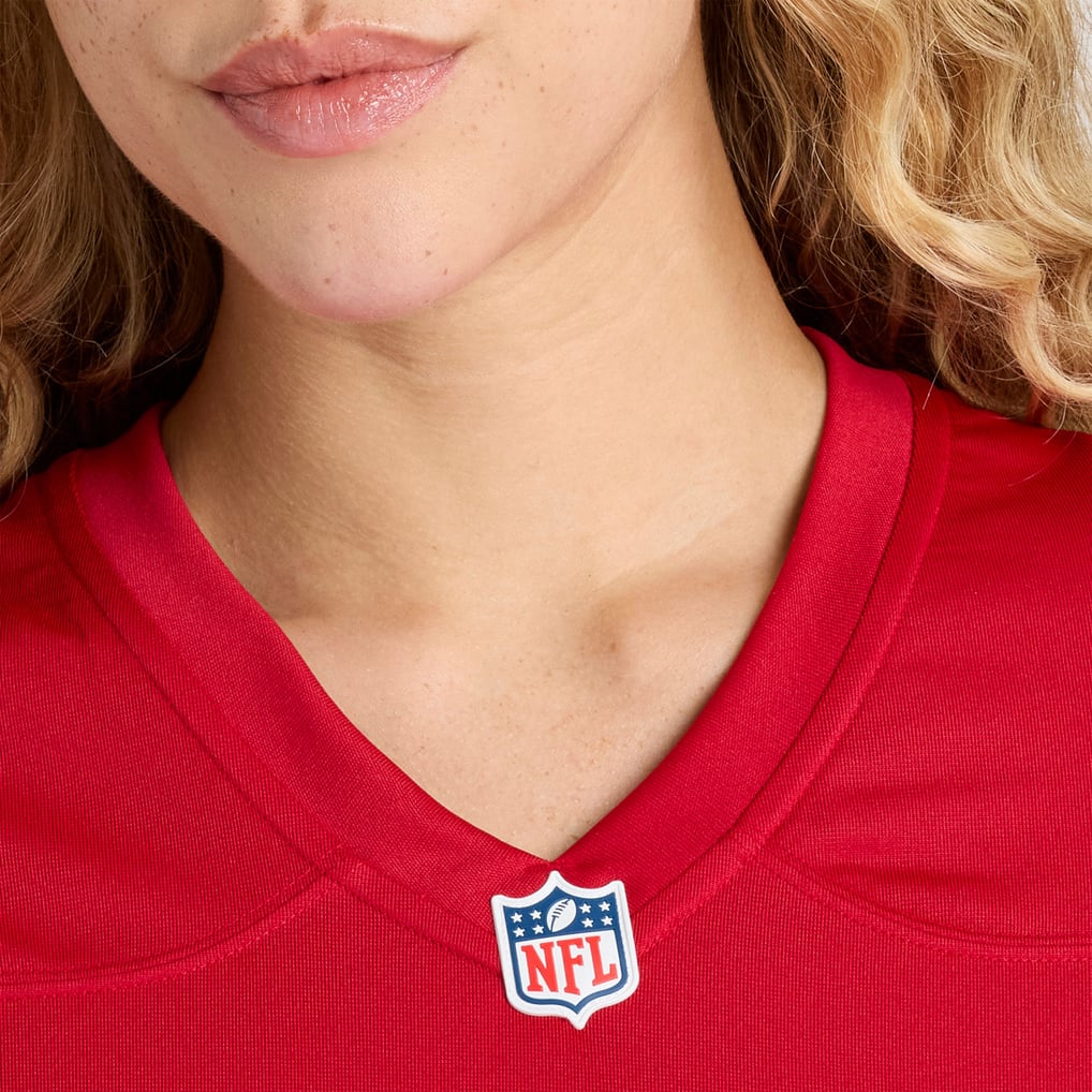 Women's San Francisco 49ers Austen Pleasants Nike  Scarlet Team Game Jersey - Image 9