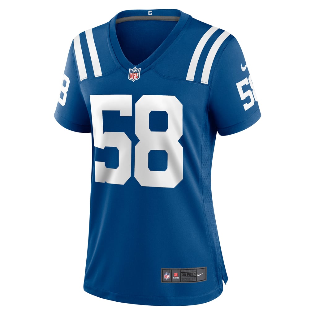 Women's Indianapolis Colts Austin Ajiake Nike  Royal Game Jersey - Image 3