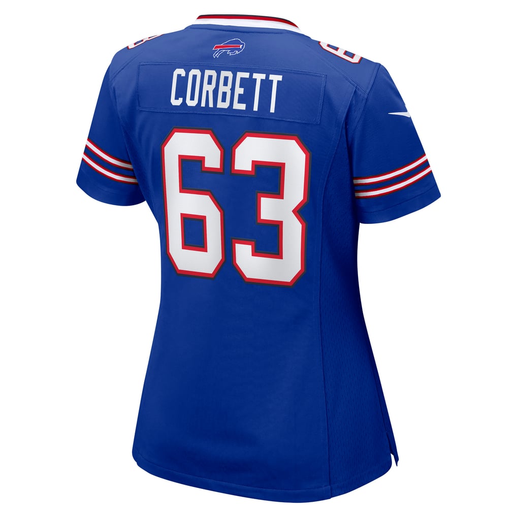 Women's Buffalo Bills Austin Corbett Nike  Royal Team Game Jersey - Image 4