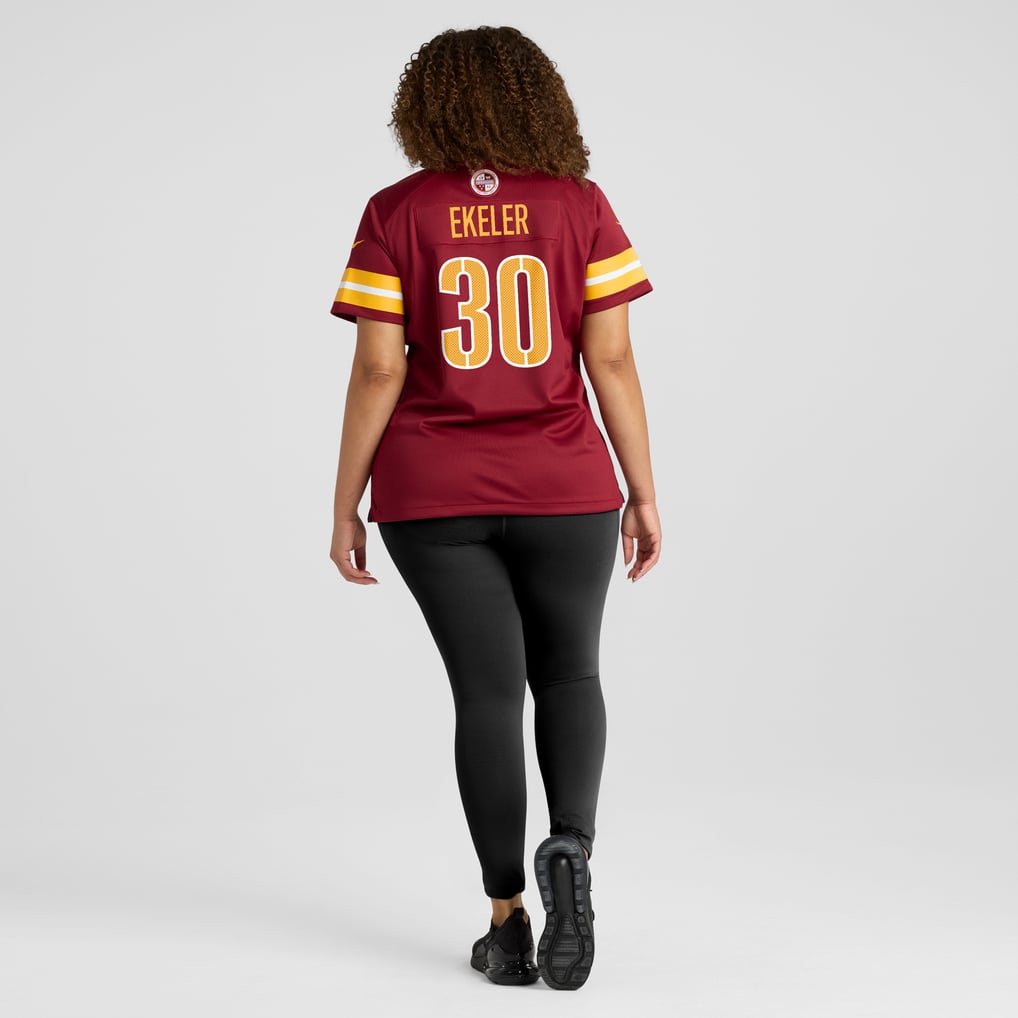 Women's Washington Commanders Austin Ekeler Nike Burgundy Game Player Jersey - Image 8