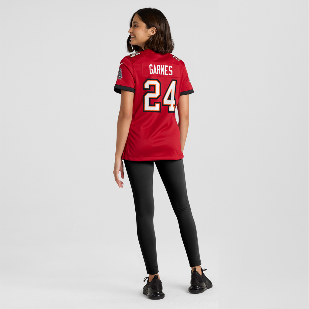 Women's Tampa Bay Buccaneers Ayden Garnes Nike Red Team Game Jersey - Image 4