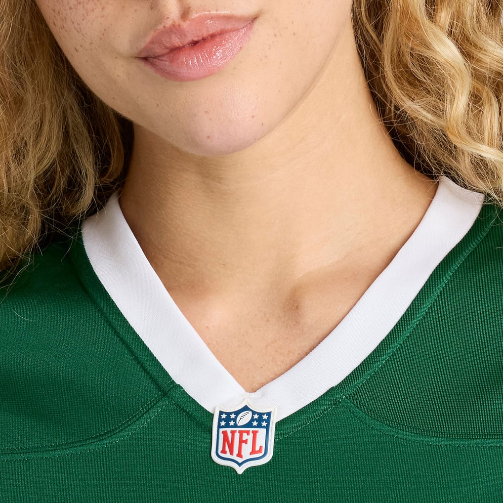 Women's New York Jets Azareye'h Thomas Nike Legacy Green Team Game Jersey - Image 9