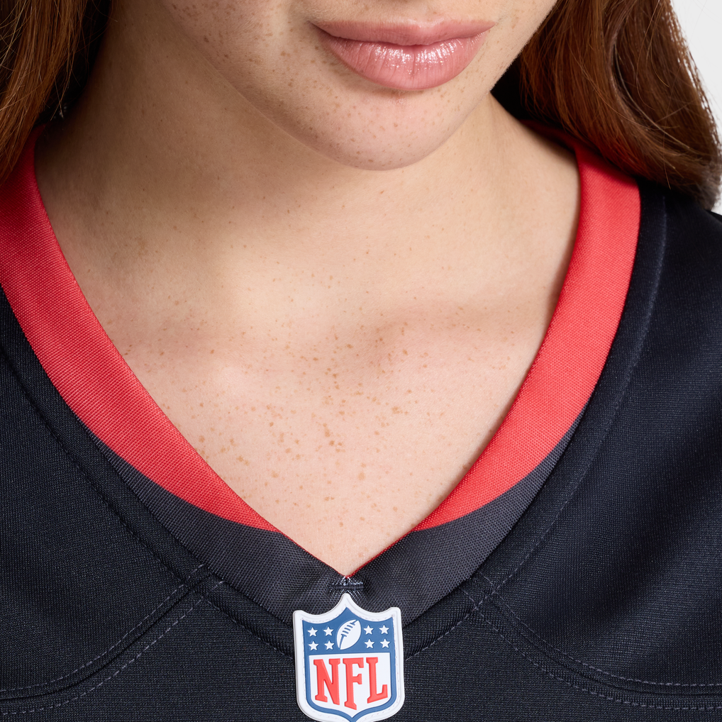 Women's Houston Texans Azeez Al-Shaair Nike Navy Alternate Game Jersey - Image 9