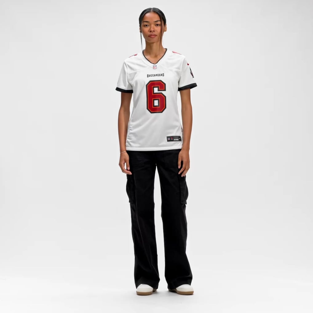Women's Tampa Bay Buccaneers Baker Mayfield Nike White Away Game Jersey - Image 5