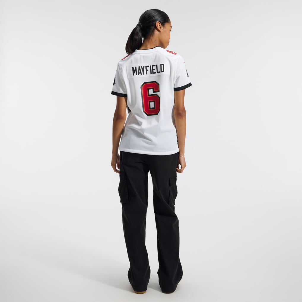 Women's Tampa Bay Buccaneers Baker Mayfield Nike White Away Game Jersey - Image 6