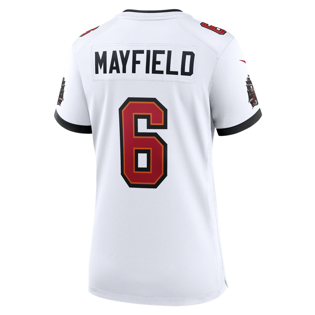 Women's Tampa Bay Buccaneers Baker Mayfield Nike White Away Game Jersey - Image 8