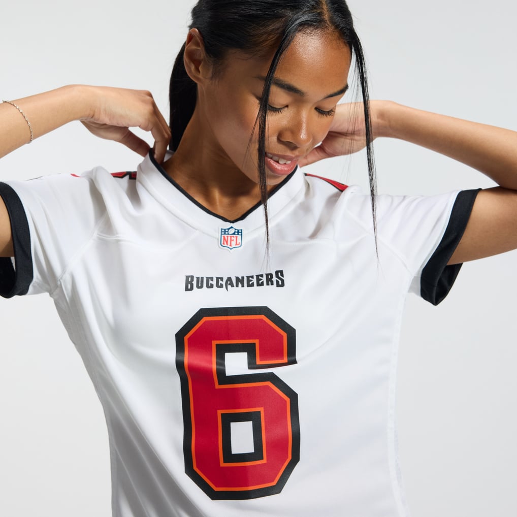 Women's Tampa Bay Buccaneers Baker Mayfield Nike White Away Game Jersey - Image 10