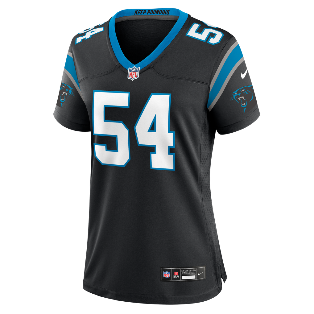 Women's Carolina Panthers Bam Martin Scott Nike Black Team Game Jersey - Image 7