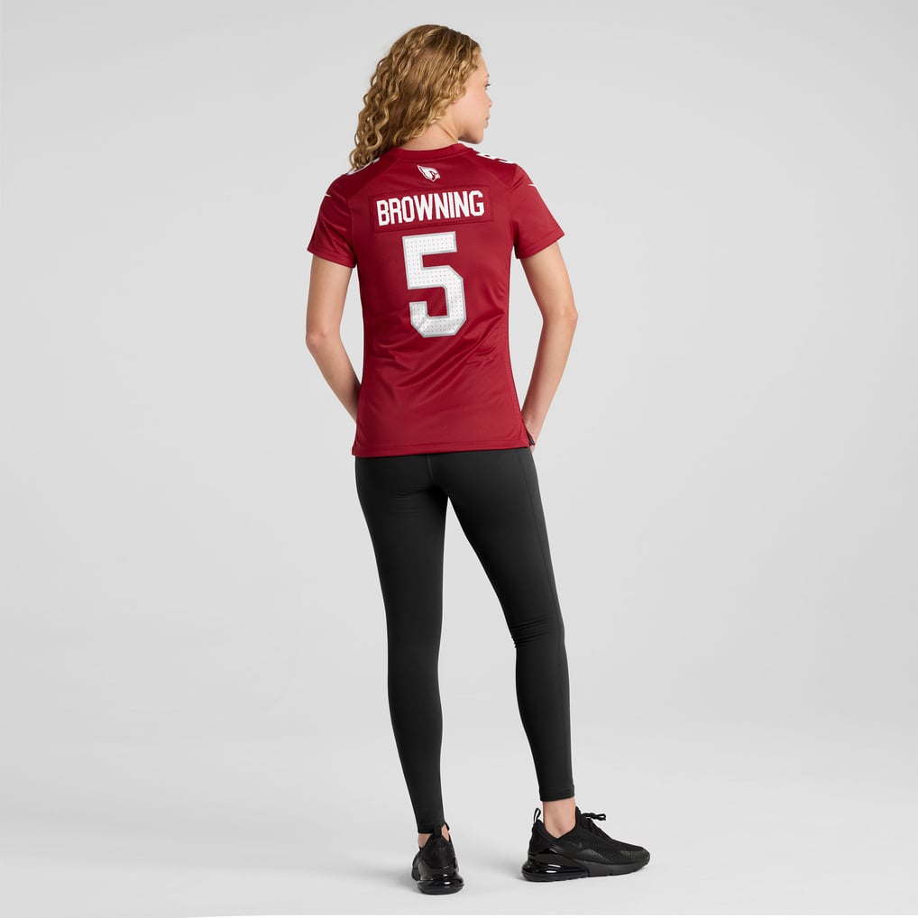 Women's Arizona Cardinals Baron Browning Nike  Cardinal Team Game Jersey - Image 6