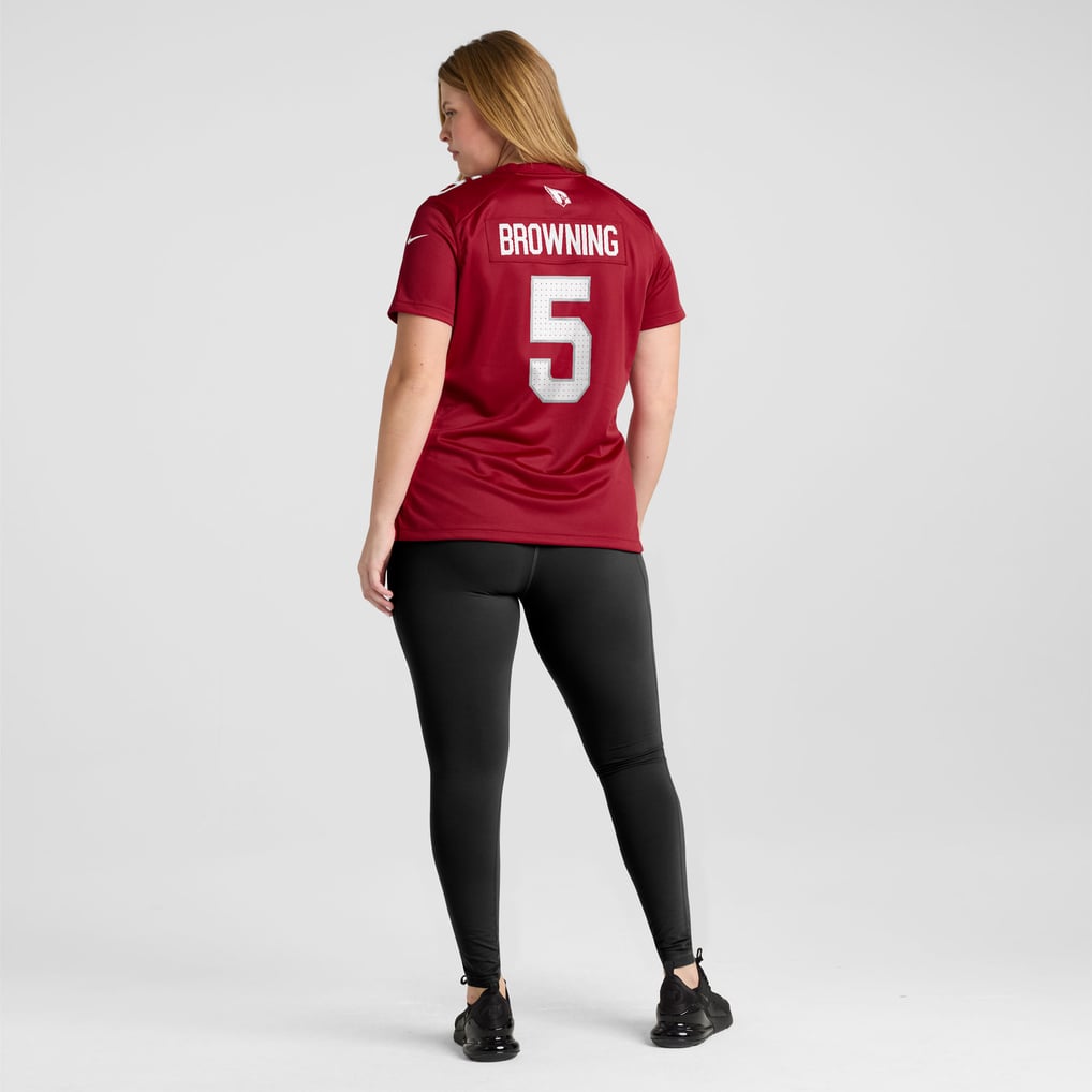 Women's Arizona Cardinals Baron Browning Nike  Cardinal Team Game Jersey - Image 8