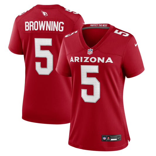 Women's Arizona Cardinals Baron Browning Nike  Cardinal Team Game Jersey - Image 1