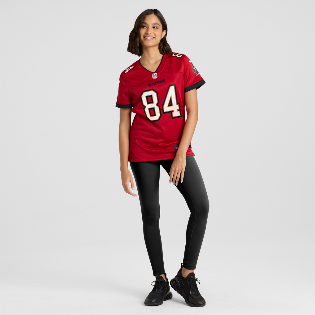 Women's Tampa Bay Buccaneers Bauer Sharp Nike Red Team Game Jersey - Image 3