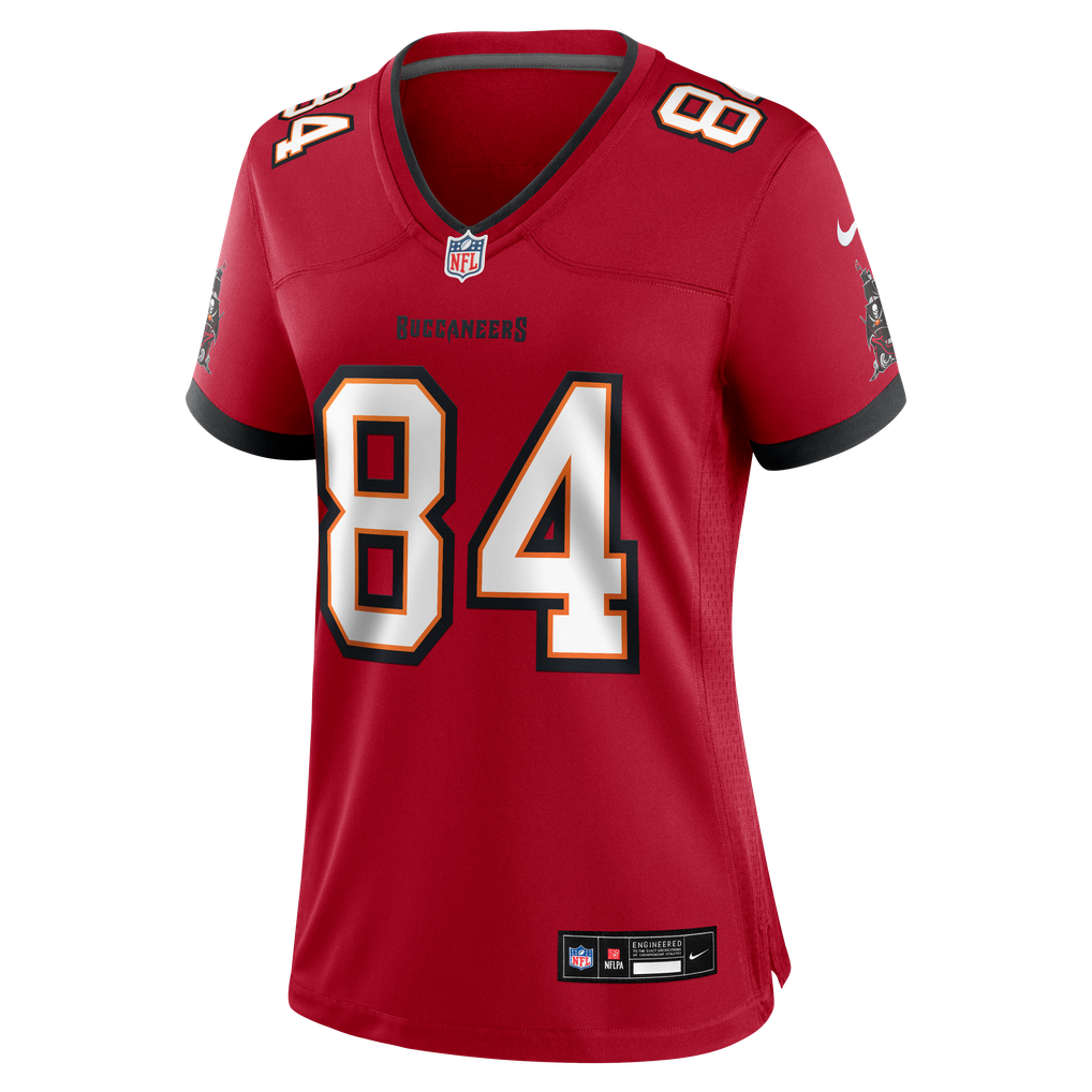 Women's Tampa Bay Buccaneers Bauer Sharp Nike Red Team Game Jersey - Image 7