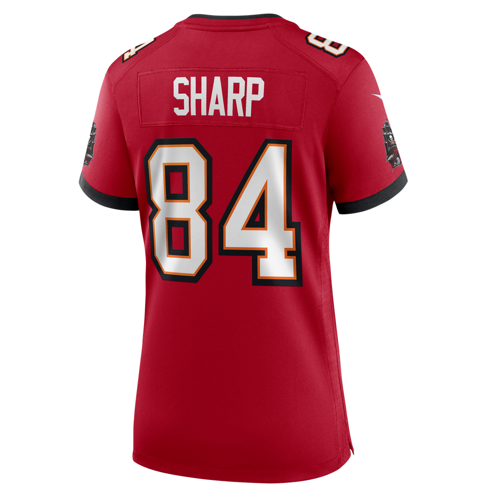 Women's Tampa Bay Buccaneers Bauer Sharp Nike Red Team Game Jersey - Image 8