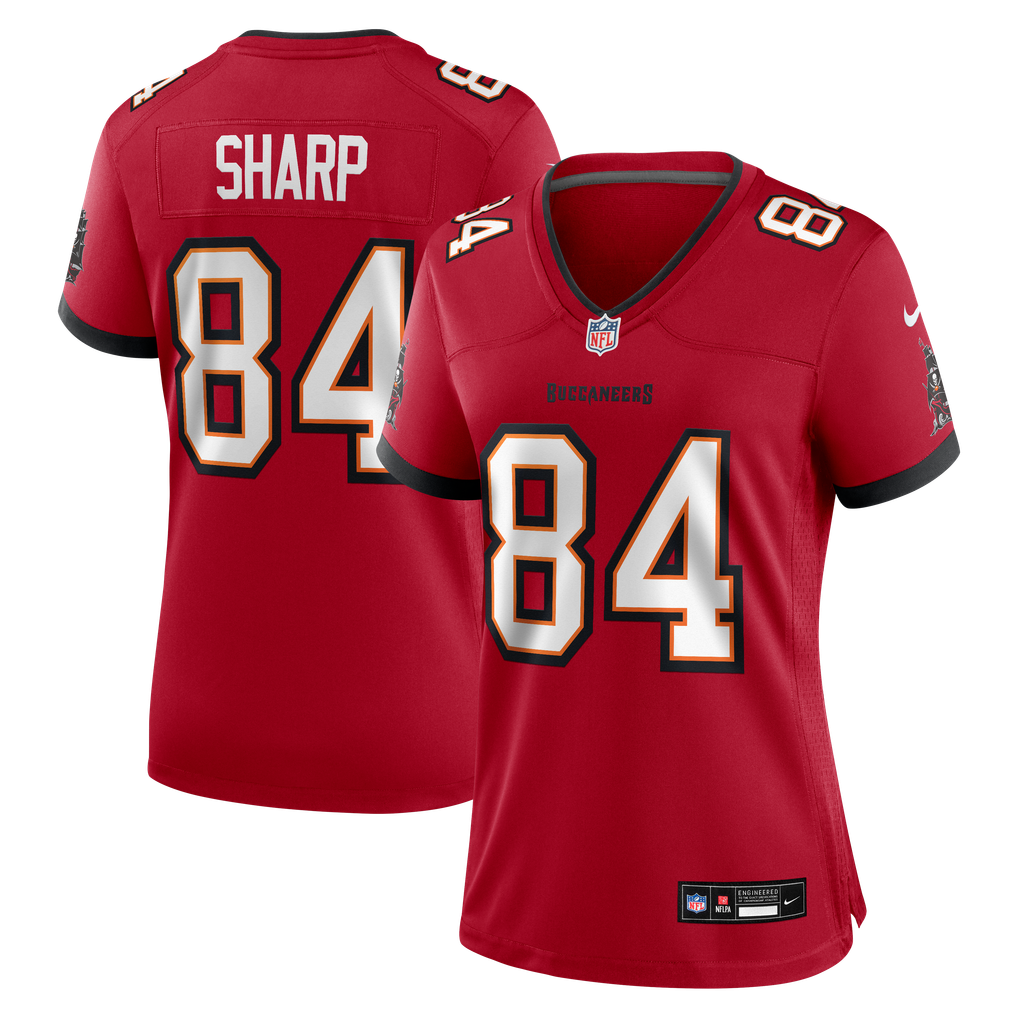 Women's Tampa Bay Buccaneers Bauer Sharp Nike Red Team Game Jersey - Image 1