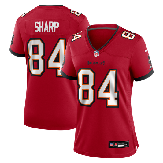 Women's Tampa Bay Buccaneers Bauer Sharp Nike Red Team Game Jersey - Image 1