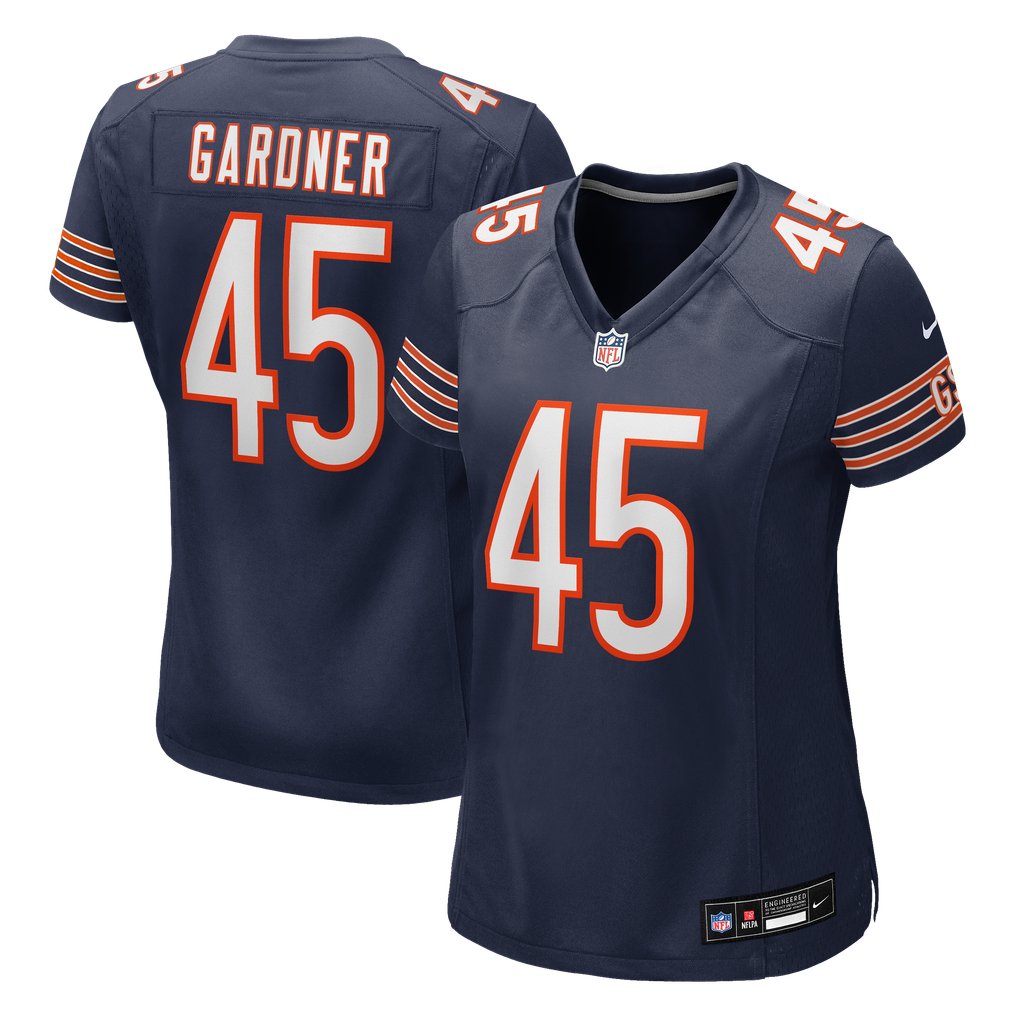 Women's Chicago Bears Beau Gardner Nike Navy Team Game Jersey - Image 2
