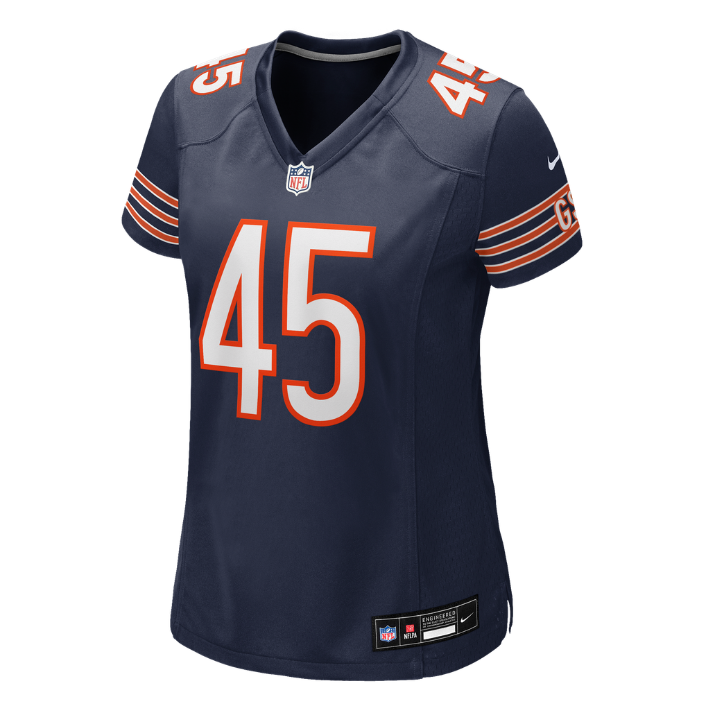 Women's Chicago Bears Beau Gardner Nike Navy Team Game Jersey - Image 7