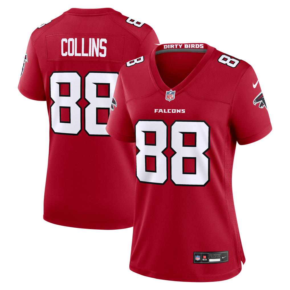 Women's Atlanta Falcons Beaux Collins Nike Red Team Game Jersey