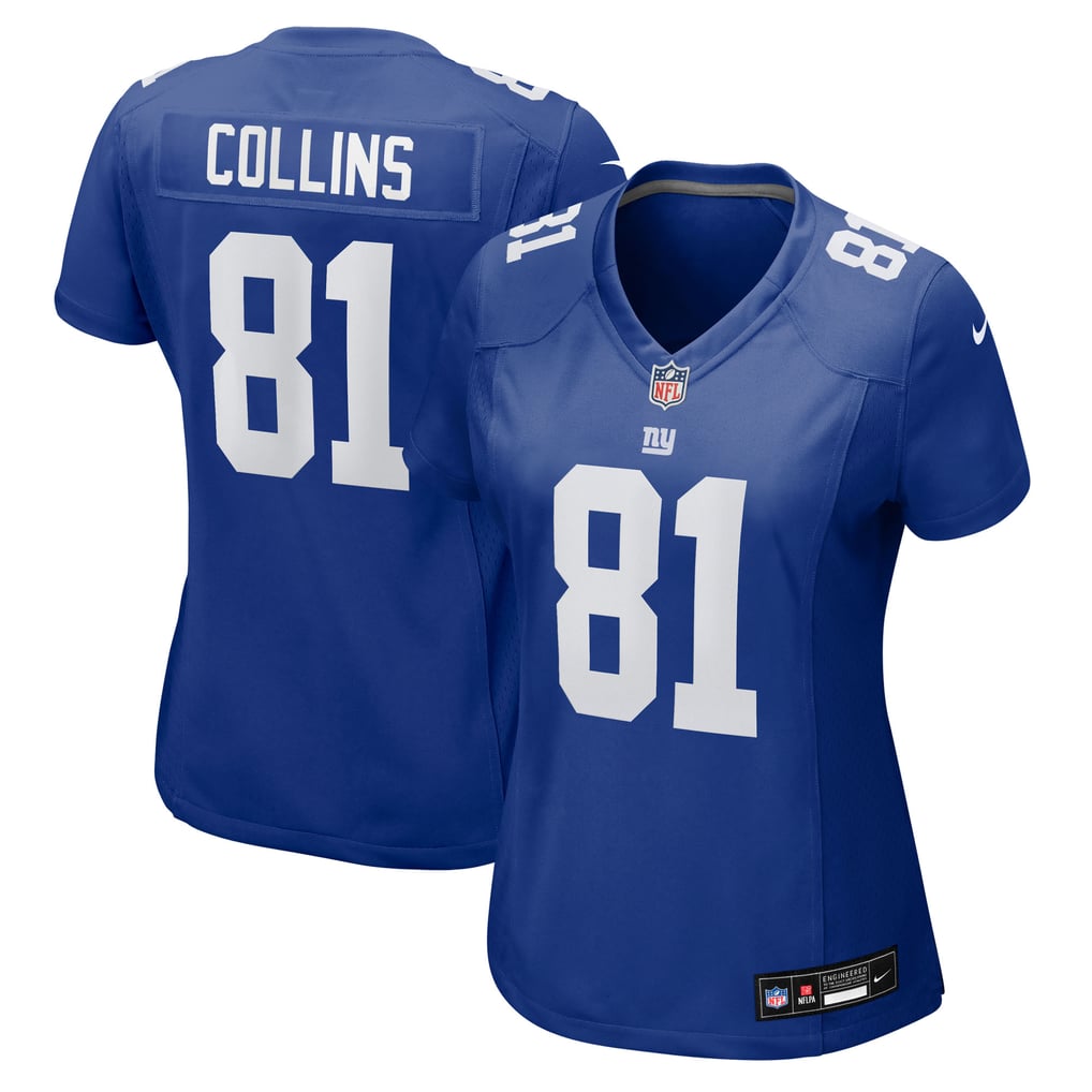 Women's New York Giants Beaux Collins Nike  Royal Team Game Jersey - Image 2