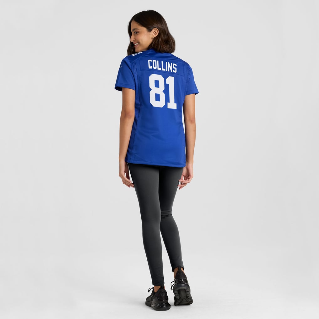 Women's New York Giants Beaux Collins Nike  Royal Team Game Jersey - Image 6