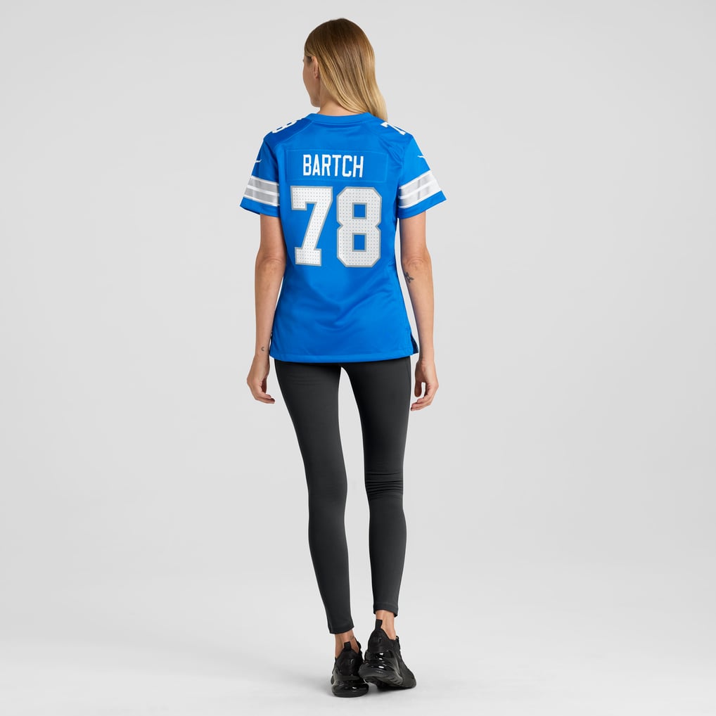 Women's Detroit Lions Ben Bartch Nike  Blue Team Game Jersey - Image 6