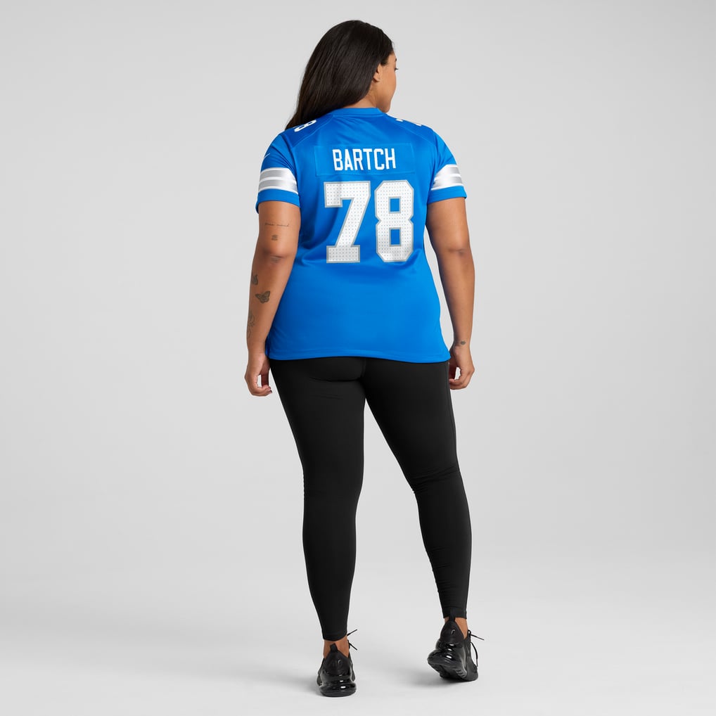Women's Detroit Lions Ben Bartch Nike  Blue Team Game Jersey - Image 8