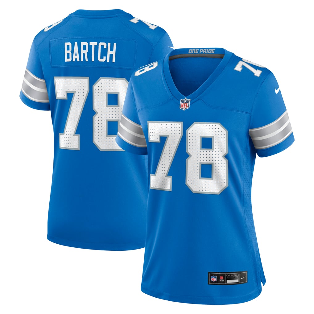 Women's Detroit Lions Ben Bartch Nike  Blue Team Game Jersey - Image 1