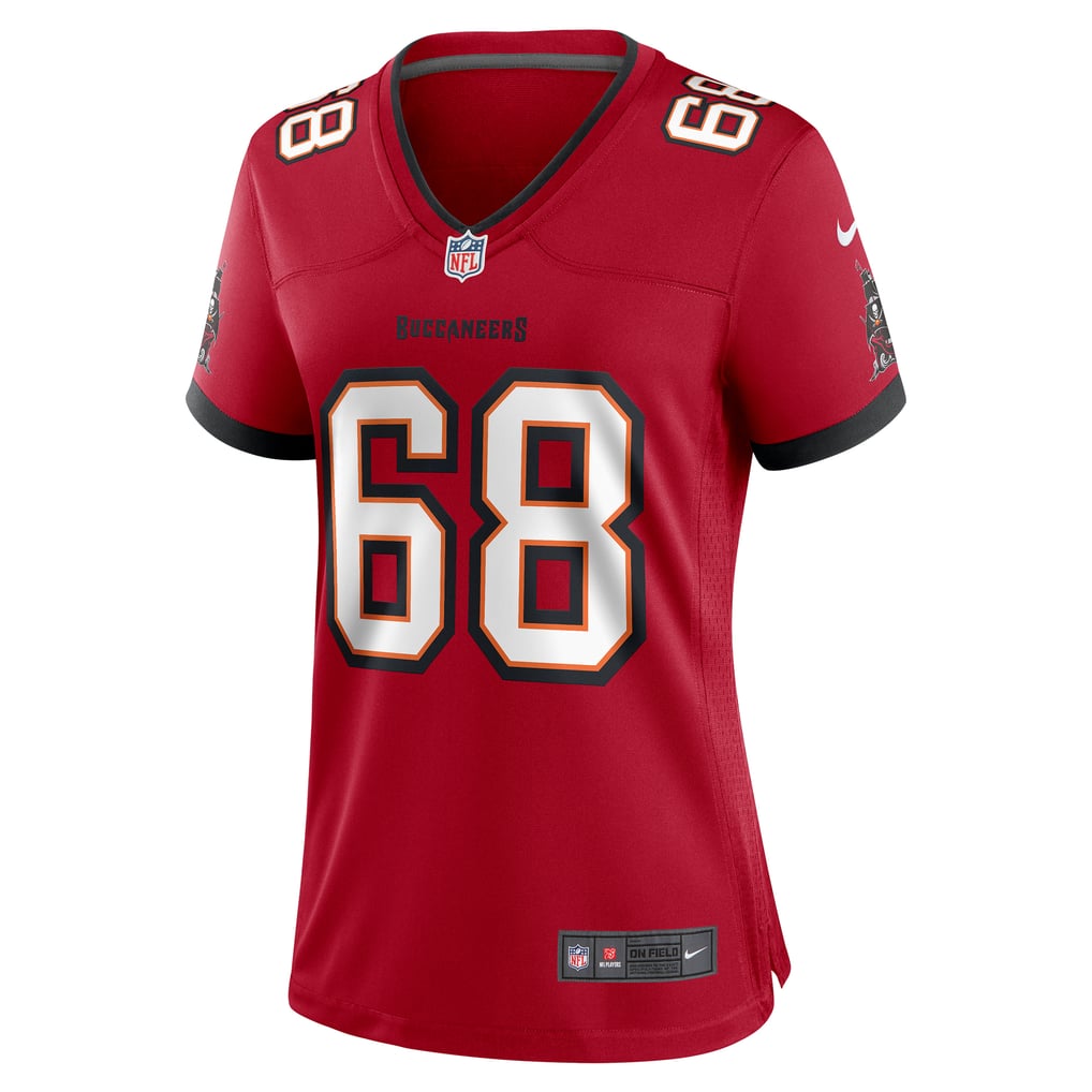 Women's Tampa Bay Buccaneers Ben Bredeson Nike  Red  Game Jersey - Image 3