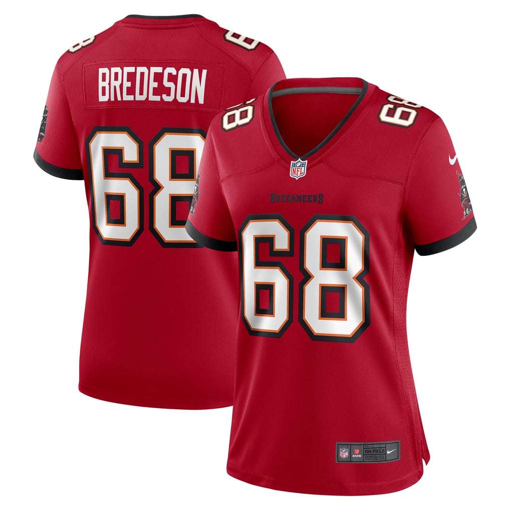 Women's Tampa Bay Buccaneers Ben Bredeson Nike  Red  Game Jersey - Image 1