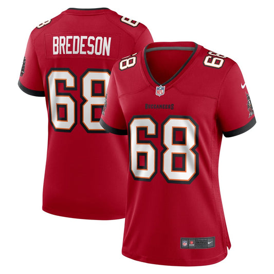 Women's Tampa Bay Buccaneers Ben Bredeson Nike  Red  Game Jersey - Image 1
