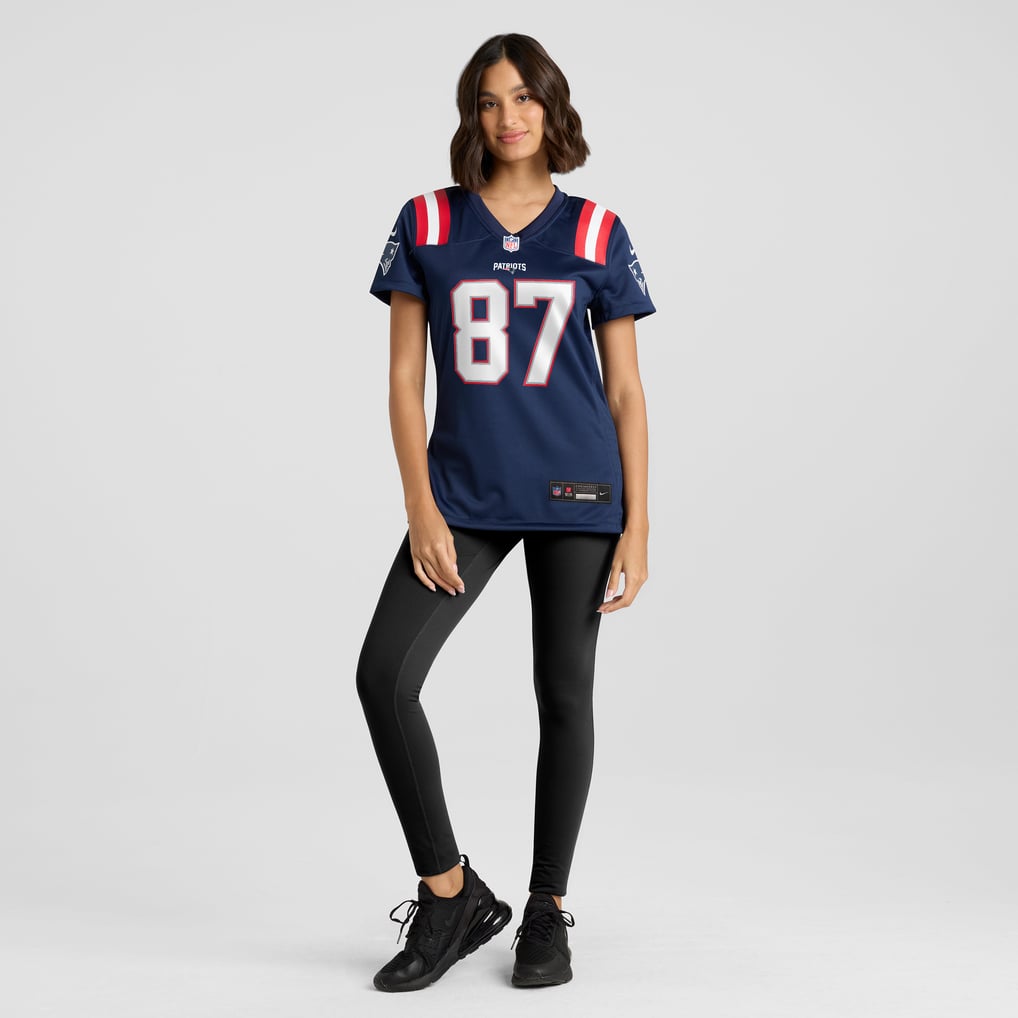 Women's New England Patriots Ben Coates Nike Navy Game Retired Player Jersey - Image 5