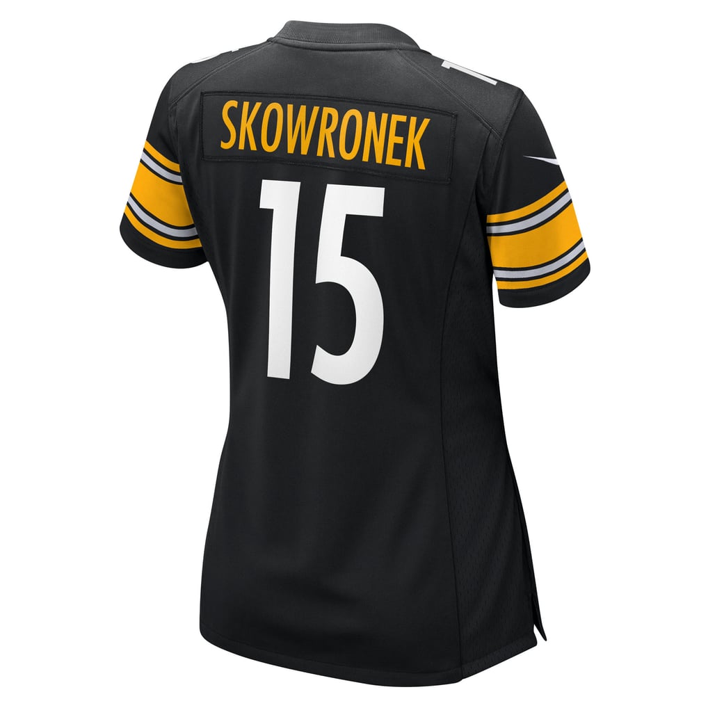 Women's Pittsburgh Steelers Ben Skowronek Nike  Black Team Game Jersey - Image 4