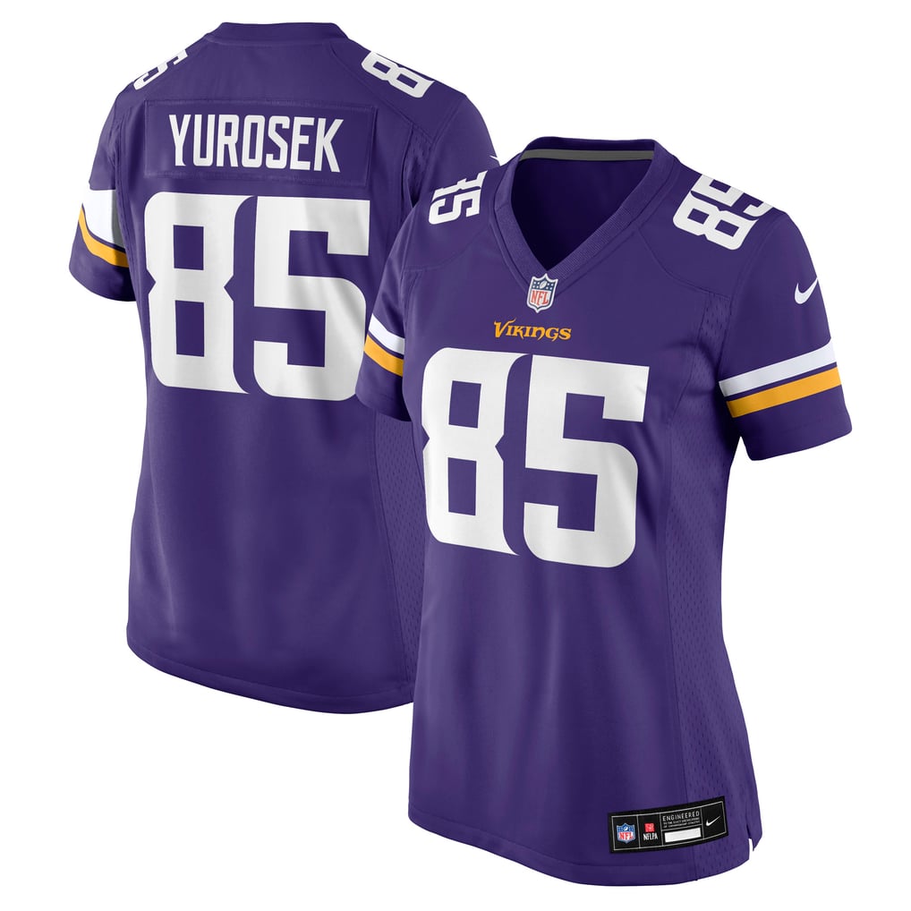 Women's Minnesota Vikings Ben Yurosek Nike  Purple Team Game Jersey - Image 2