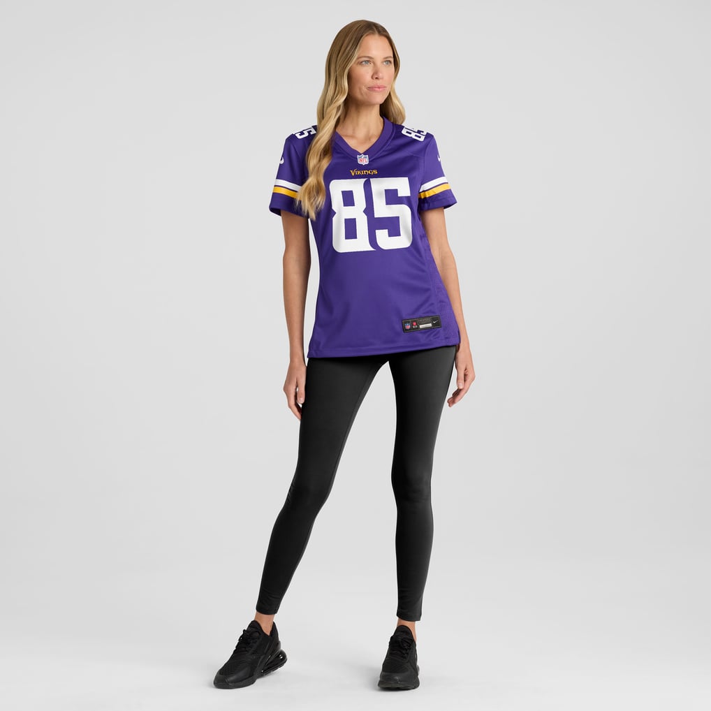Women's Minnesota Vikings Ben Yurosek Nike  Purple Team Game Jersey - Image 5