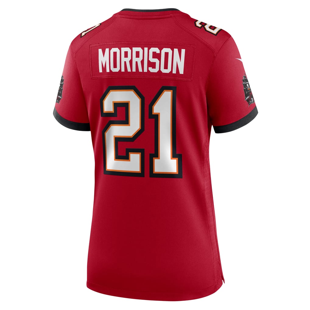 Women's Tampa Bay Buccaneers Benjamin Morrison Nike  Red Team Game Jersey - Image 4