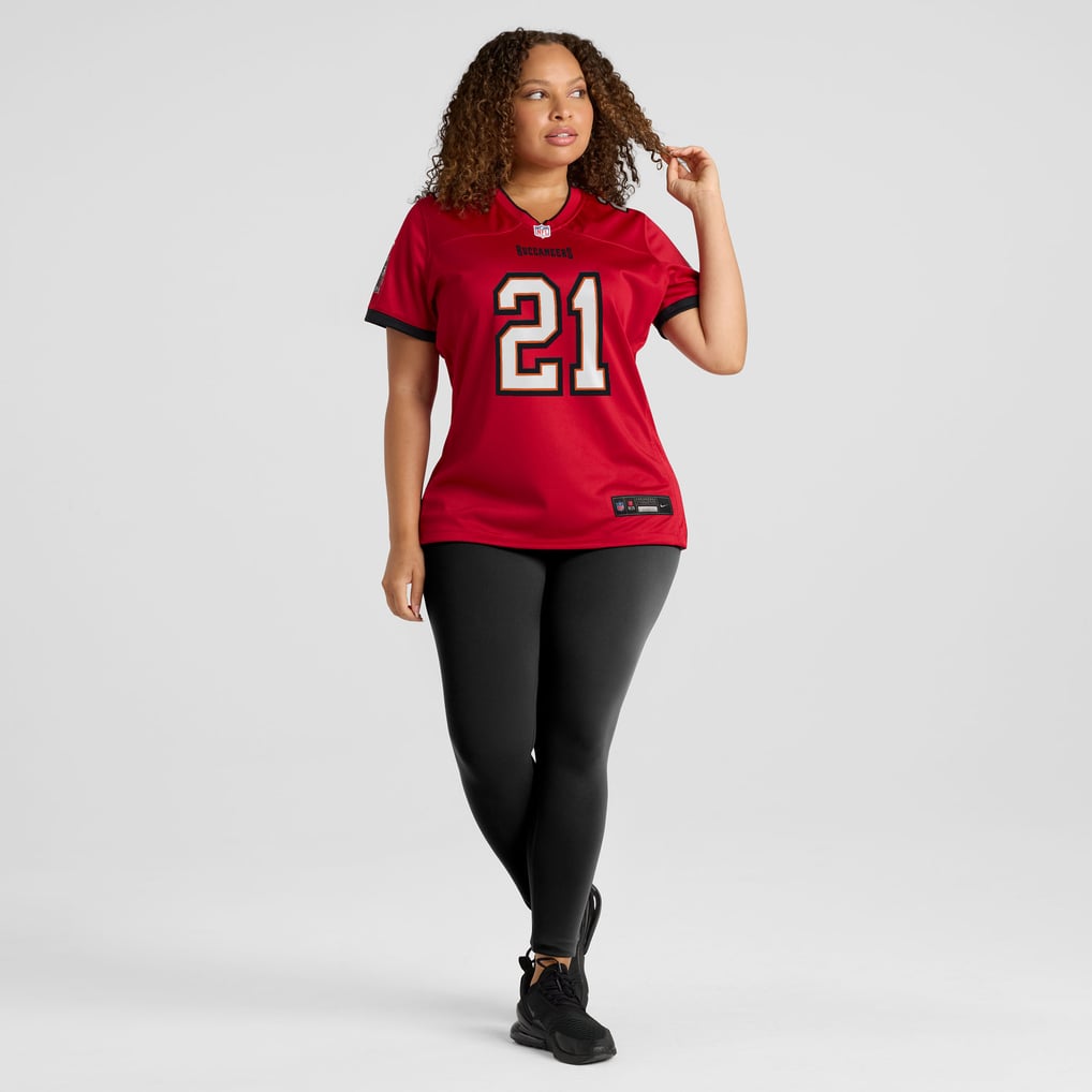 Women's Tampa Bay Buccaneers Benjamin Morrison Nike  Red Team Game Jersey - Image 7