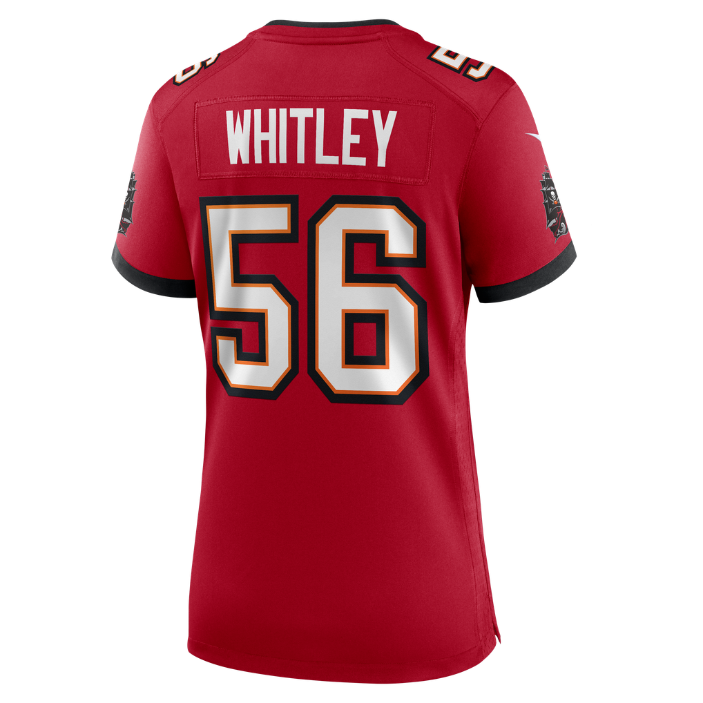 Women's Tampa Bay Buccaneers Benton Whitley Nike  Red Team Game Jersey - Image 4
